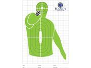 Green Shooter Paper Targets High Viz Shooting Range Training Target For Shooters