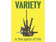 Variety Is Spice Of Life Gun Right Poster