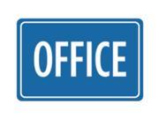 Office Print Blue Notice Business Sign