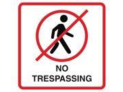 4 Pack - Aluminum No Trespassing Print No Person Walking Picture Red White Black Window Home Office Business S, 12x12 4 Pack - Aluminum No Trespassing Print No Person Walking Picture Red White Black Window Home Office Business S, 12x12