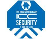 Faux Security Home Signs - Protected by ICC Security Yard Sign - 4 Pack Faux Security Home Signs - Protected by ICC Security Yard Sign - 4 Pack
