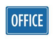 Office Print Blue Notice Business Sign - 6 Pack Office Print Blue Notice Business Sign - 6 Pack