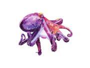 Octopus Home Wall Shelf Decor Animal Decorations Watercolor Square Sign - 9x9, Metal Octopus Home Wall Shelf Decor Animal Decorations Watercolor Square Sign - 9x9, Metal