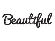 Beautiful Distressed & Painted Cutout Vintage Wall Monogram Home Decor (Aluminum), (Distressed Black), (7 Inch Tall) Beautiful Distressed & Painted Cutout Vintage Wall Monogram Home Decor (Aluminum), (Distressed Black), (7 Inch Tall)
