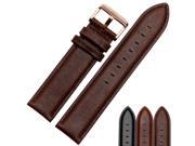 BUREI Unisex Watch Strap Calfskin Leather Watch Band Suitable For DW Watches 20mm