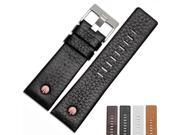 BUREI Calfskin Leather Watch Band Suitable For Men s Diesel Watches 24mm 26mm