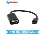 1Pcs Micro USB To Female USB Host Cable OTG Mini USB Cable for Tablet PC Mobile Phone MP4 MP5
