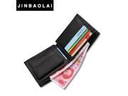 Luxury 100% Genuine Leather Wallet Fashion Short Bifold Men Wallet Casual Soild Men Wallets With Coin Pocket Purse Male Wallet