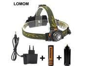 LOMOM Sensor Head Torch Waterproof Rechargeable Cree LED Headlamp Headlight Camping Hunting Lamp 18650 Charger