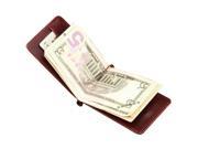 Famous brand Mini Men s leather money clip wallet with coin pocket card slots Thin purse for man magnet hasp