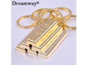 Pure gold key chain golden keychains keyrings women handbag charms pendant metal key finder luxury man car key rings accessory