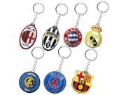Football Club Key Chain Crown Alloy Metal Key Rings For Women Men Chaveiro Car Keychain Jewelry Key Holder Souvenir