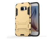 SANSUNG galaxy S7 Case TPU and PC 2 in 1 Kickstand Protective Cover Finish Case for SANSUNG galaxy S7 Case gold