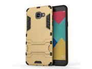 SANSUNG S6 edge plusCase TPU and PC 2 in 1 Kickstand Protective Cover Finish Case for SANSUNG S6 edge plus Case gold