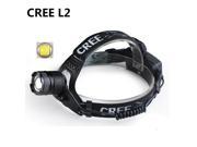 3 Mode XML L2 2400Lm Waterproof Zoom LED Headlight Headlamp Head Lamp Light Zoomable Adjust Focus For Bicycle Camping Hiking