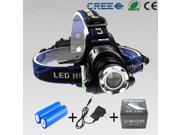 3800Lm CREE XM L T6 LED bicycle light Rechargeable Headlight 2*18560 batteries Powe charger