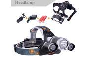 Brand 18650 Battery 5000LM LED Headlamp Headlight XML T6 4 Modes Rechargeable Head Lamp Spotlight For Hunting Charger US EU