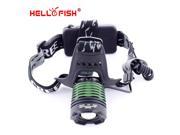 Hello Fish CREE XML T6 1000lm LED Headlamp Headlight 1000 lm zoom torch Flashlight