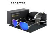 HDCRAFTER Aluminum Magnesium Sunglasses mirror lens Polarized Sun Glasses Male Driving Eyewear with box Accessories Men