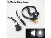 2016 Rechargeable LED Tactical Headlight Head Torch 3 Modes Weightlight Headlamp Lighting for Hunting Camping Battery Built in