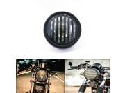 Cafe Racer Front Light Chrome Black Motorcycle Headlight Head Light Lamp For Harley Bobber Chopper Touring