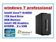 2017 Newest Business HP ProDesk 400 G3 Microtower PC Intel Core i5 6500 3.2GHz 1TB HDD 8GB DDR4 RAM Intel HD Graphics 8x USB Ports 1x VGA DVDRW Win 7 P