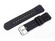 Genuine Luminox FP.L.DPB Replacement Rubber Watch Band for 3000 Series NAVY SEAL Evo Colormark Black