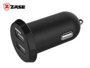 Car Charger Dual USB Output 3.1A Fast Charging Mobile Phone Travel Adapter Cigar Lighter DC 12 24V Car Phone Charger