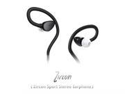 ROCK Luxury Zircon Sports Stereo Earphone Headset Super Bass In Ear Headphone Earbuds For iPhone xiaomi With Mic clear