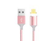 Magnetic Cable Nylon Braided Micro USB Magnectic Cable Data Charge Cable Magnet Fast Charging Cable for Xiaomi Samsung Android