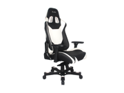 Clutch Chairz Throttle Series Bravo THB99BW Premium Gaming Chair Black White