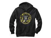 Gas Monkey Logo Circle Mens Graphic Lightweight Zip Hoodie