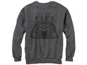 Star Wars Ornate Vader Helmet Mens Graphic Sweatshirt