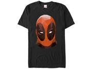 Marvel Geometric Deadpool Mask Mens Graphic T Shirt