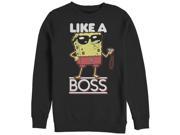 SpongeBob SquarePants Like A Boss Womens Graphic Sweatshirt