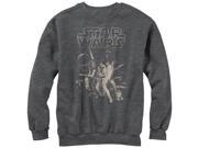 Star Wars Classic Poster Mens Graphic Sweatshirt