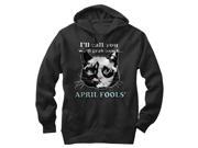 Grumpy Cat Grab Lunch Mens Graphic Lightweight Hoodie