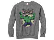 Marvel Hulk Getting Ripped Womens Graphic Sweatshirt
