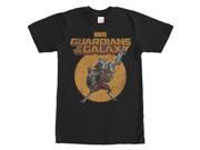 Marvel Guardians of the Galaxy Cartoon Rocket Mens Graphic T Shirt