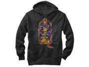 Nintendo Legend of Zelda Stained Glass Mens Graphic Lightweight Hoodie