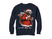 Star Wars Christmas Santa Yoda Mens Graphic Sweatshirt