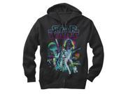 Star Wars A New Hope Mens Graphic Lightweight Zip Hoodie