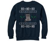 Grumpy Cat Ho Ho No Ugly Christmas Sweater Womens Graphic Sweatshirt