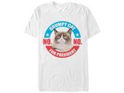 Grumpy Cat Election No For President Mens Graphic T Shirt