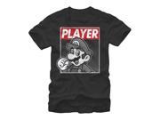 Nintendo Mario Player Mens Graphic T Shirt