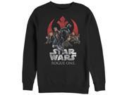 Star Wars Rogue One Rebellion Groupshot Logo Mens Graphic Sweatshirt