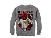 Star Wars Ackbar It s a Trap Mens Graphic Sweatshirt