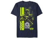 Star Wars Rogue One Death Trooper Battle Stance Mens Graphic T Shirt