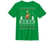 Nintendo Mario Ugly Christmas Sweater Boys Graphic T Shirt