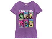Marvel Comic Feelings Girls Graphic T Shirt